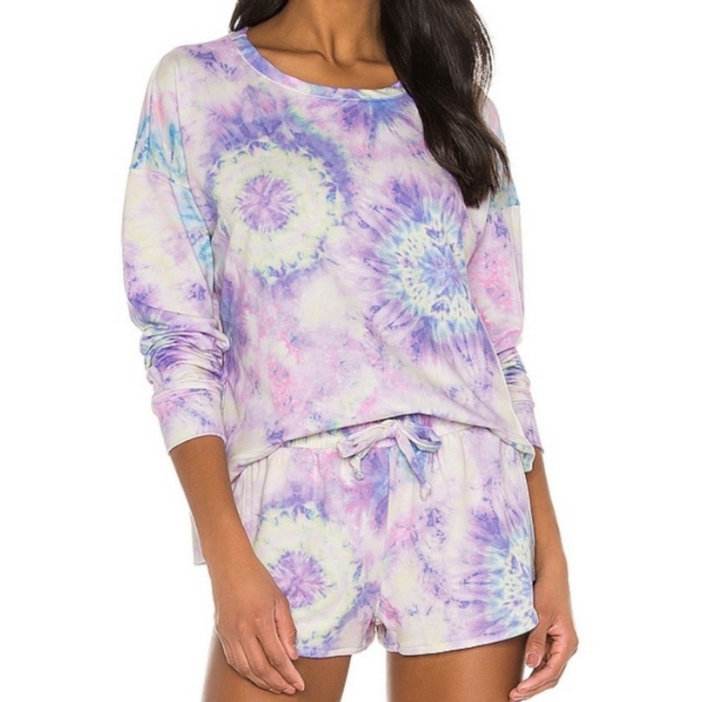 Onzie X REVOLVE High Low Sweater - Neon Tie Dye - Picture 7 of 7
